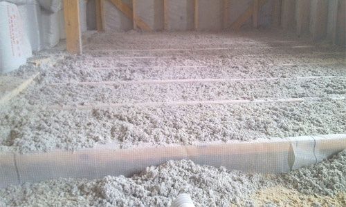 Утепления крыши эковата