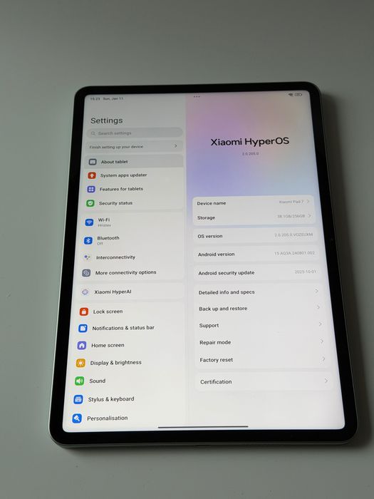 Като нов ! Xiaomi Pad 7 256 Gb Green + Xiaomi Pad 7 Floating Keyboard