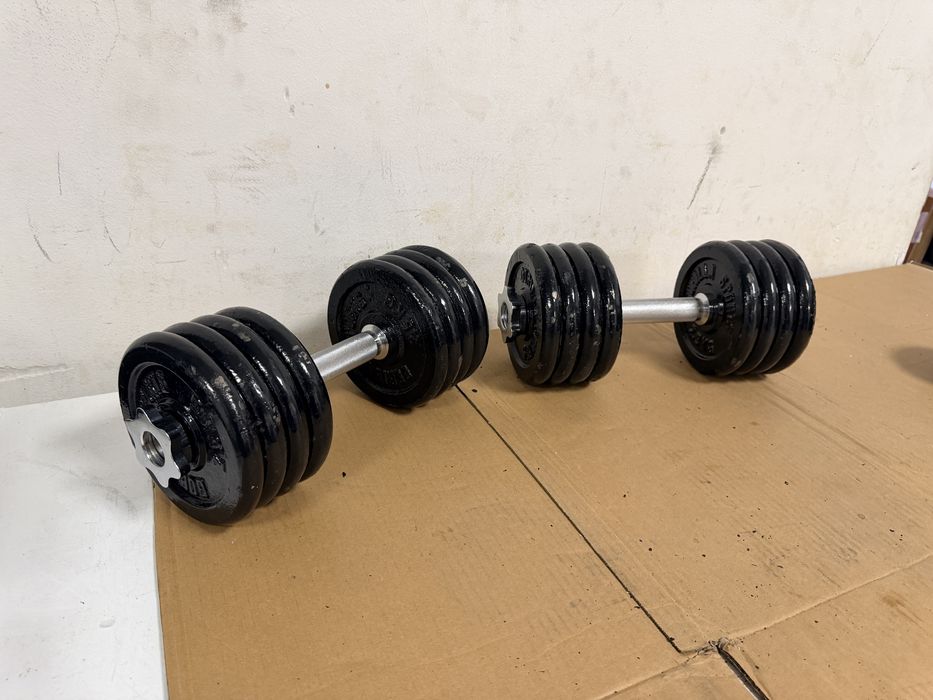 Gantere reglabile noi set yy45 kg. 22,5 kg+22,5 kg=45 kg pret promo 450 lei
