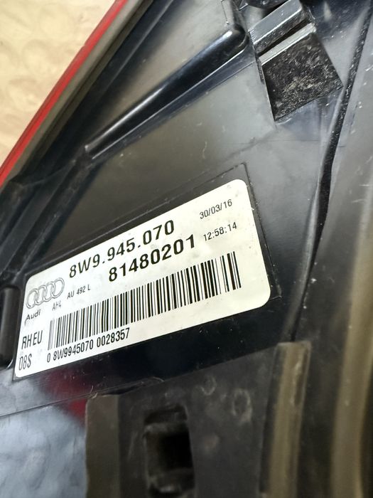 Стоп стопове  Audi A4 B9 комби Ауди А4 Перфектни Европейски