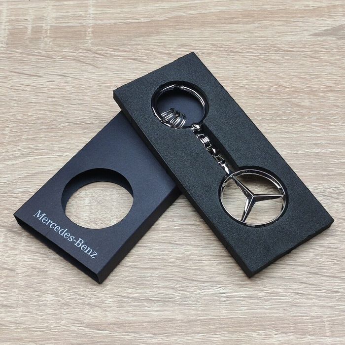 Breloc chei IdeallStore®, Mercedes, editie colectie, 9 cm, metal
