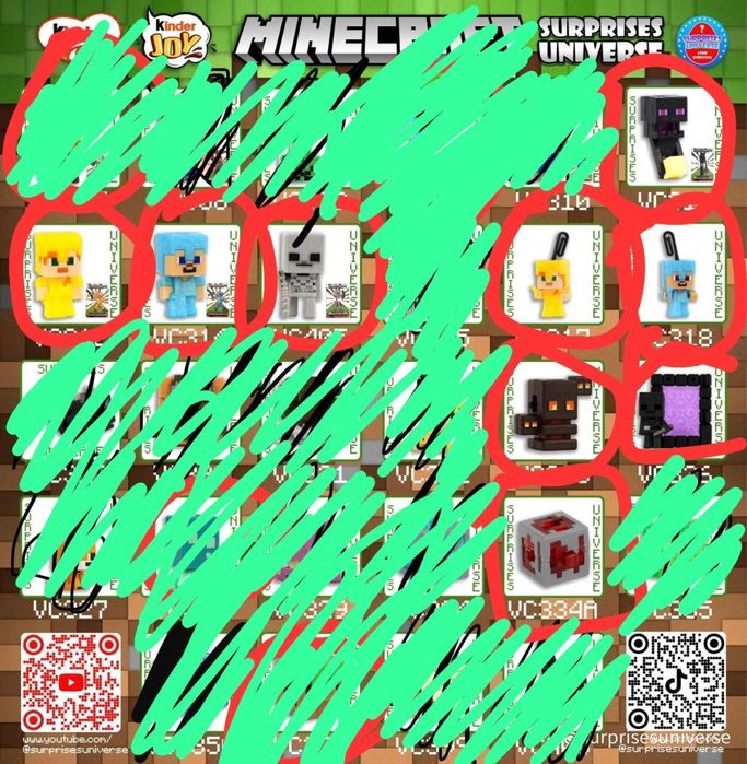 Обмен Киндер Майнкрафт