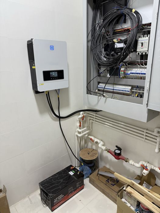 Инвертор гибридный 10 квт wifi Gibrid invertor 10 kw