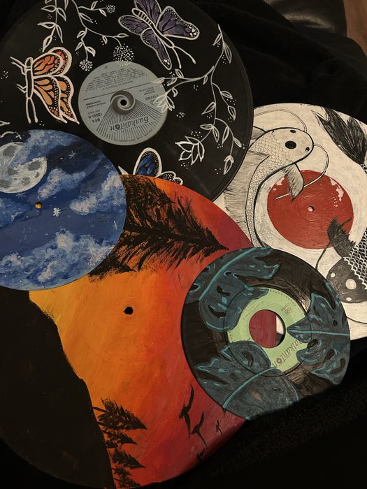 Изрисувани грамофонни плочи