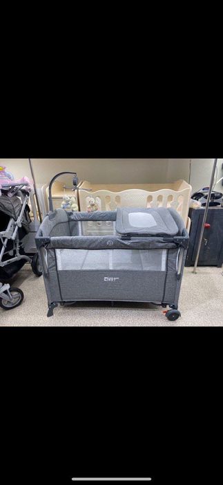 Детский манеж трансформер кровать и люлька Cool baby оригинал+доставка
