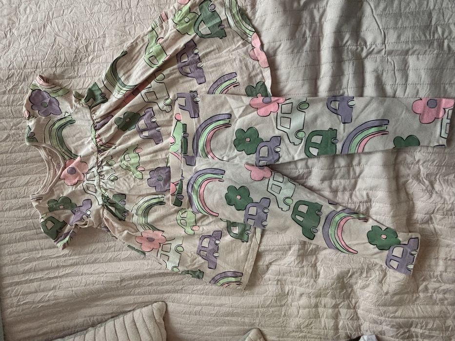 Next Комплект рокля и клинче 3-4 г