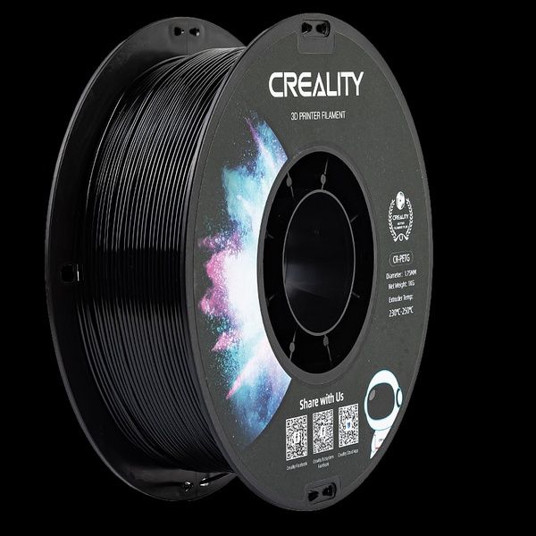 Filament PETG Creality Original Alb + Negru 1kg - Sigilat, Calitate Premium