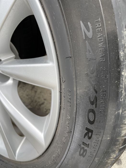 Jante BMW seria 5 G30 seria 7 G11 G12 cu anvelope si senzori pe 18
