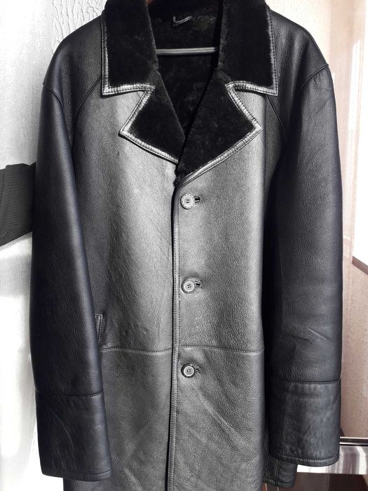 Дублёнка мужская бу размер 52-54