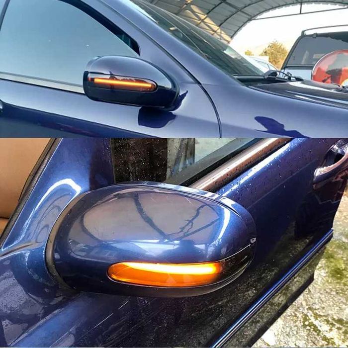Гаранция! Динамични LED Мигачи за Огледала на Mercedes C-Class W203