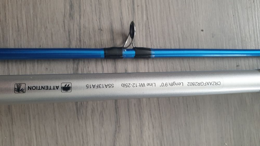 Нови!Въдици с макари 2бр.яки за шаран от 2части 12-25LBR