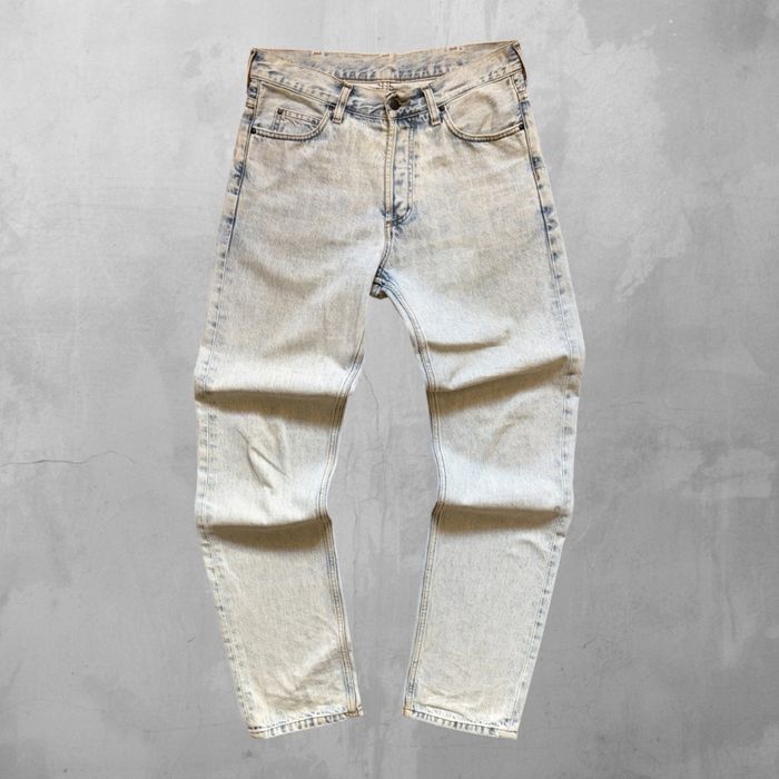 Carhartt WIP ‘’Marlow pant’’ дънки leather logo