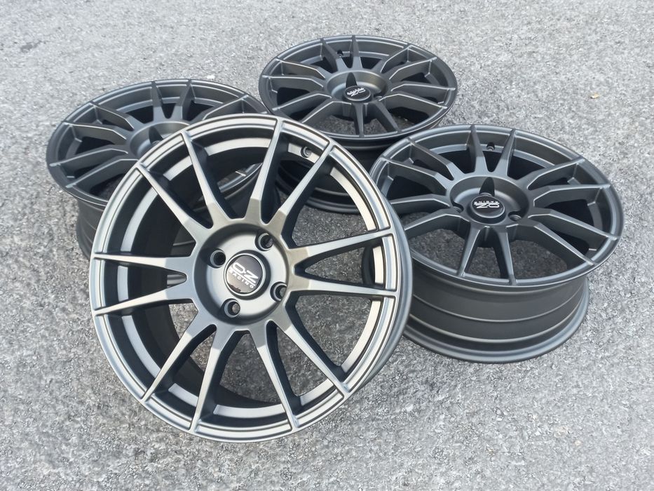 17"4x114.3 O.Z Матт Гънметал Perlude Mitsubushi Hyundai Kia Nissan 7.5j et35 Чисто Нови