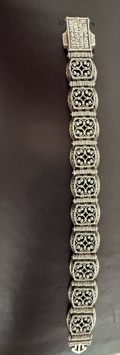 Браслет ручной серебро