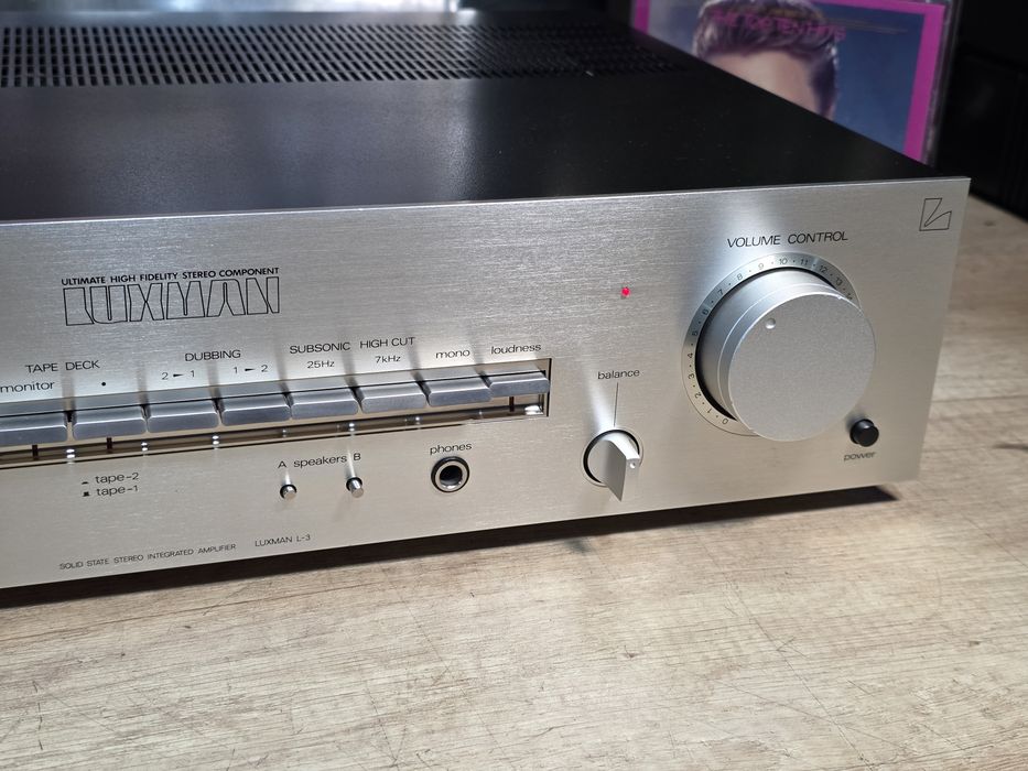 Amplificator LUXMAN L-3, retro hifi stereo clasa A, impecabil,