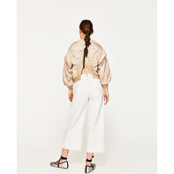 Bomber satinat Zara × Steven Meisel Capsule Collection