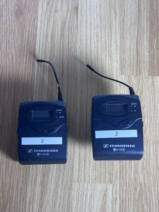 Lavalier Sennheiser EW 100 G2 WirelesBodypack Receiver and Transmitte