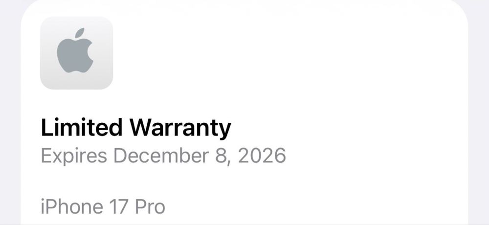 Iphone 17pro с гаранция