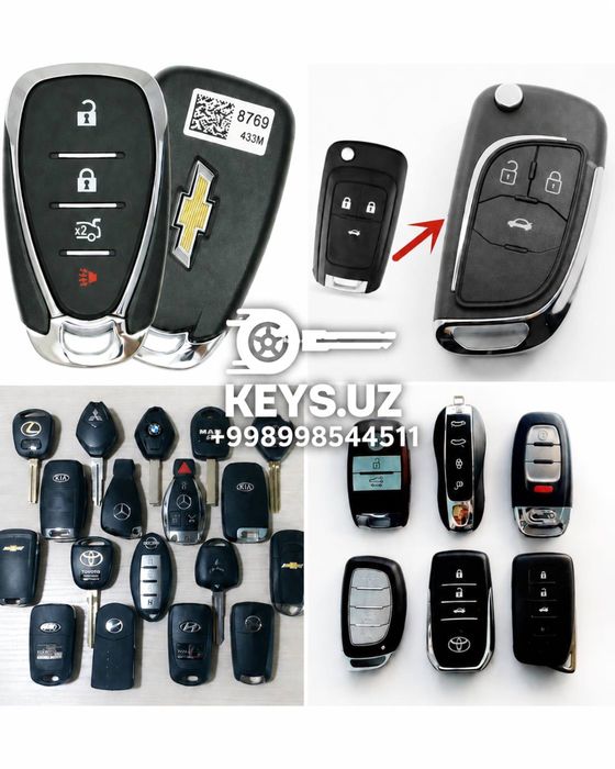 Авто ключи Chevrolet Kia Nissan BMW Opel Audi Toyota Lexus Mazda VW: 20 у.е. - Avtomashina uchun aksessuarlar Toshkent на Olx