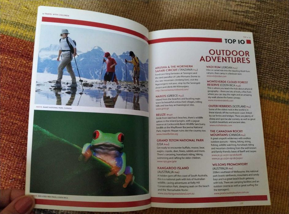 Travel with Children - Lonely Planet - Книга на английски като нова