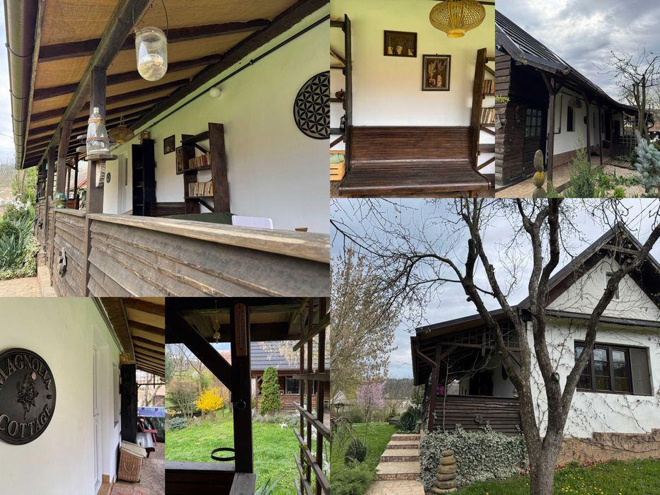 Vand 0.75 ha in Bazna, doua case, casuta, camping, airbnb...