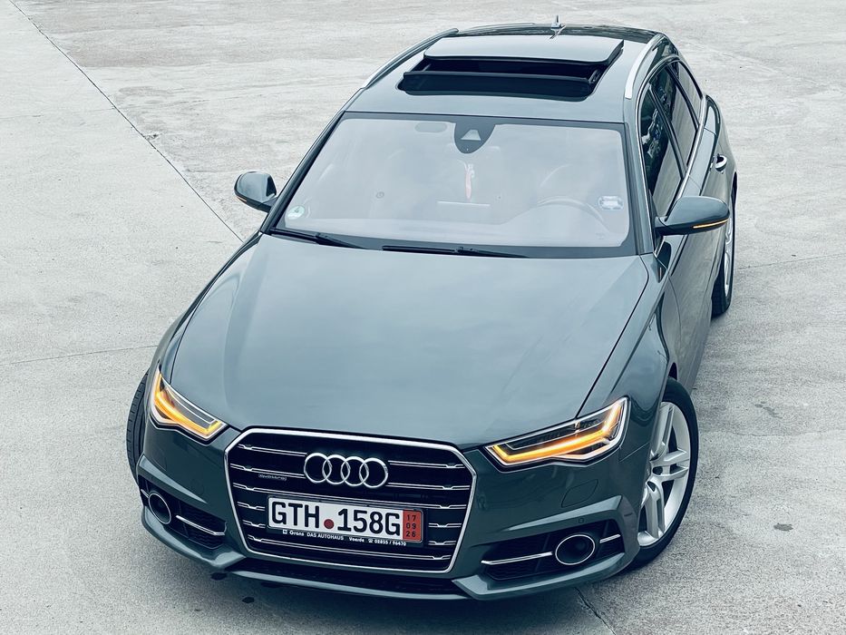 AUDI A6 3.0TDI 272CP 2017/03 EURO-6 S-Line Plus de fabrica *Panoramic-Faruri Full Matrix cu semnalizari dinamice-Distronic Plus-Extra FULL*Impecabil