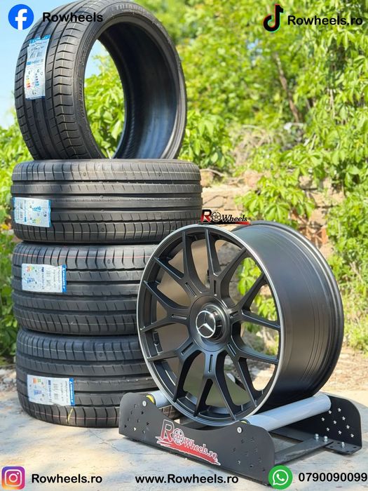 Jante MERCEDES20 R20 Model AMG Model anvelope vara/iarna 245-40-20-275-35-20 Roti Mercedes complete jante mercedes 20 W212 W213 W214 W221 W222 W223 GLE GLC