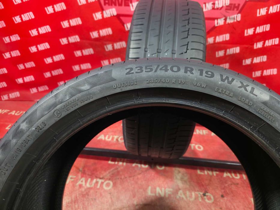 Anvelope de VARA - 235/40/19 - Continental - 5.96 MM - DOT 2018 !