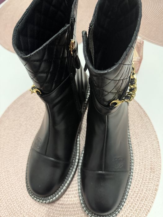 Cizme Chanel  piele naturala 39
