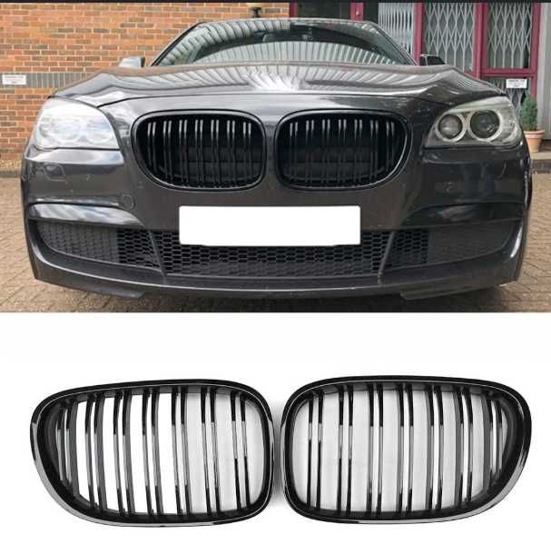Grile Duble M / Negru Lucios / BMW Seria 7 F01 F02