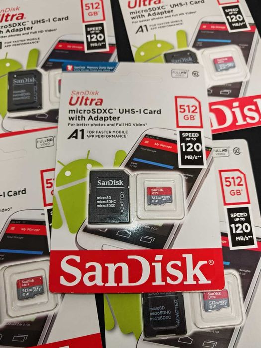 Card memorie SanDisk Ultra microSDXC  UHS-I   A1 512GB