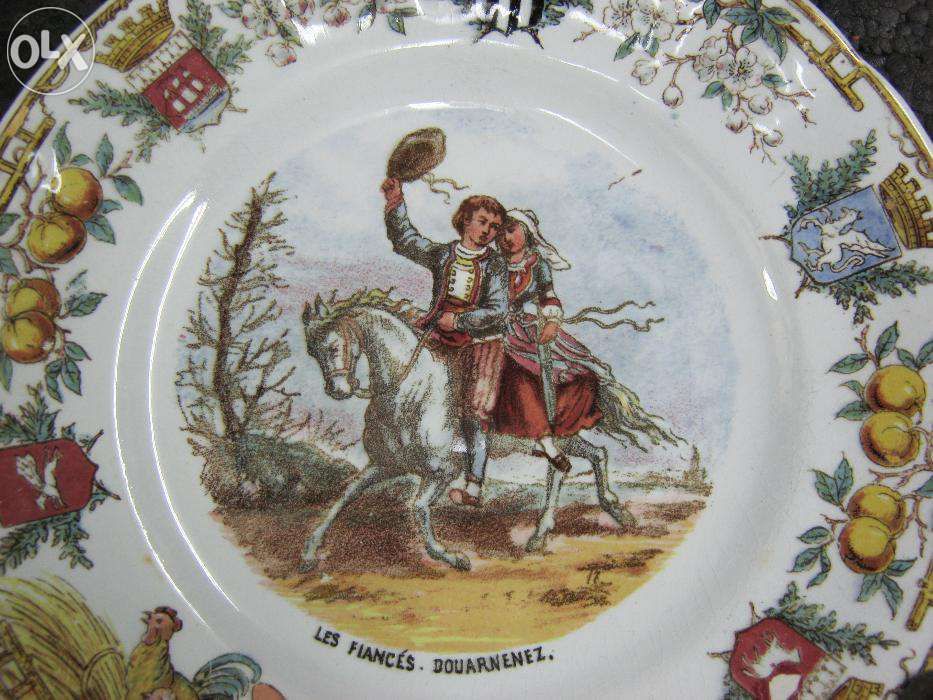 Farfurie,superba,rara,manufactura SARGUEMINES 1870
