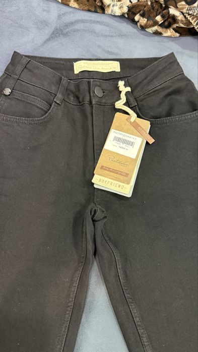 Брюки джинсовые черные на 8-10лет