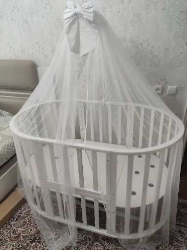 Детская кроватка трансформер 3в1