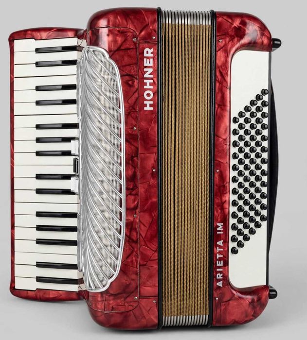 Acordeon bohner 72 basi rosu