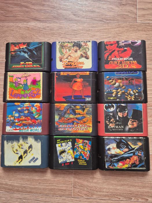 Картриджи Сега Sega Mega Drive Genesis