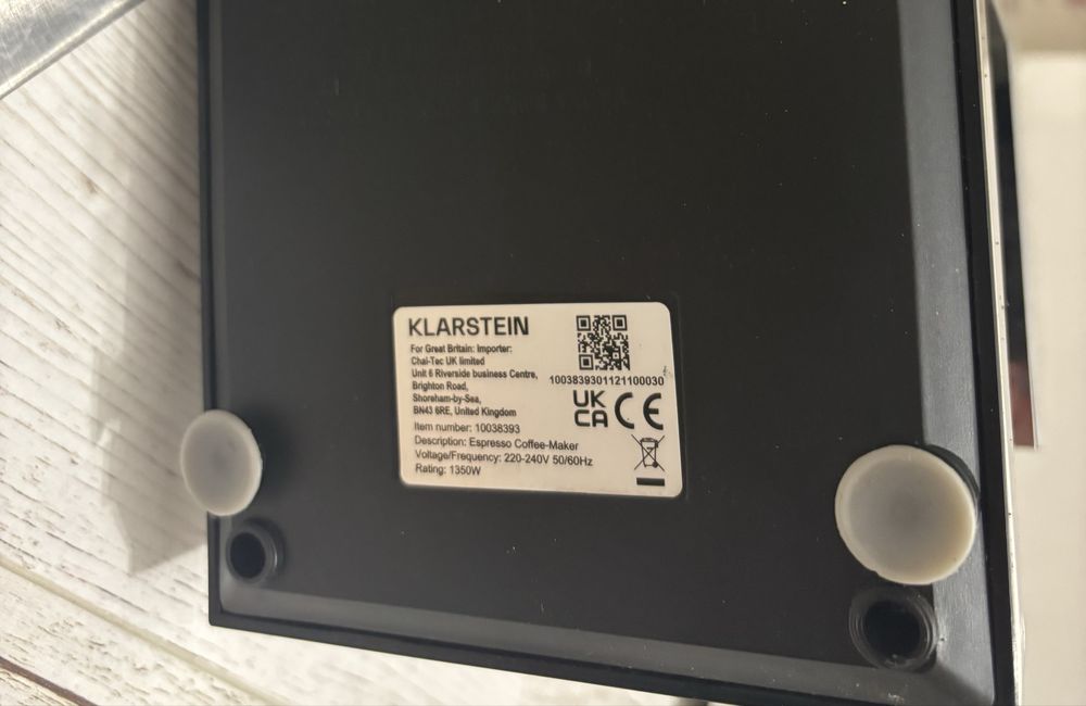 Vand expresor semiautomat Klarstein