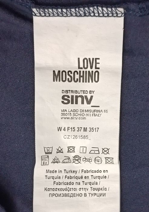 Love Moschino Shirt оригинална тениска M памучна фланелка памул