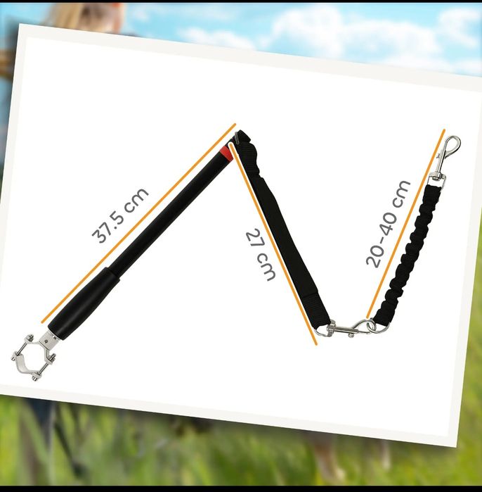 Кучешка каишка за велосипед,Кучешка каишка за колоездене, тренировка,