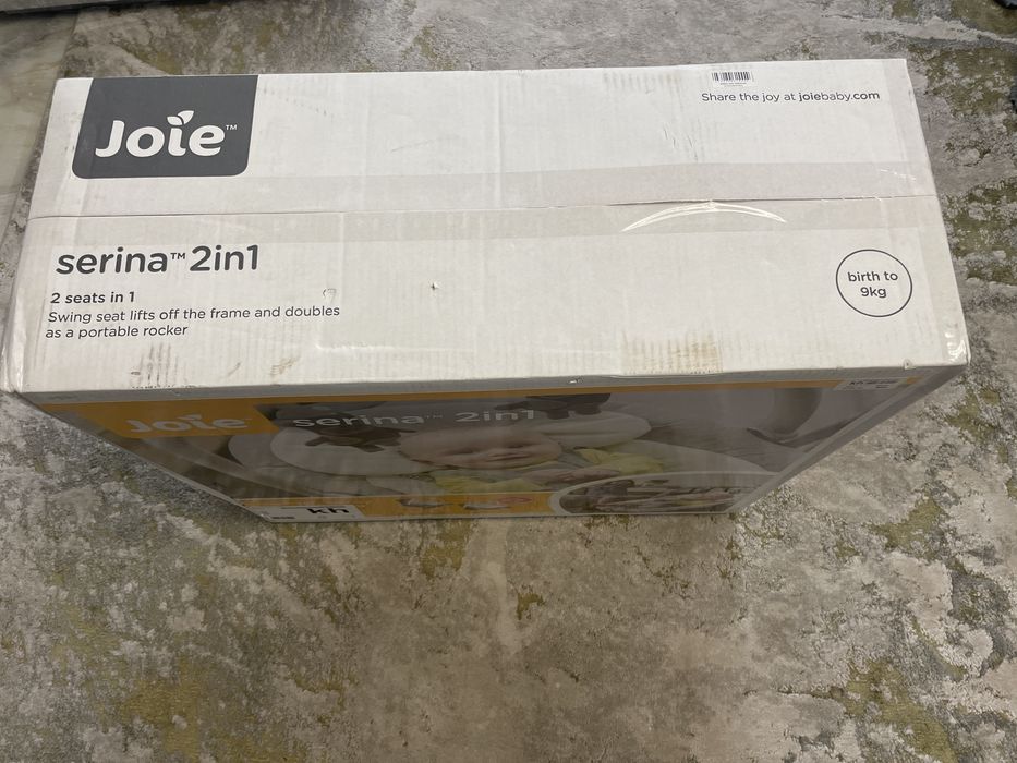 Leagan si balansoar pentru copii Joie Serina 2 in 1, rotativ, Nou