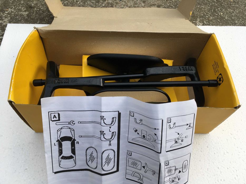 допълнителни огледала за W124 ,при теглене на каравана или платформа