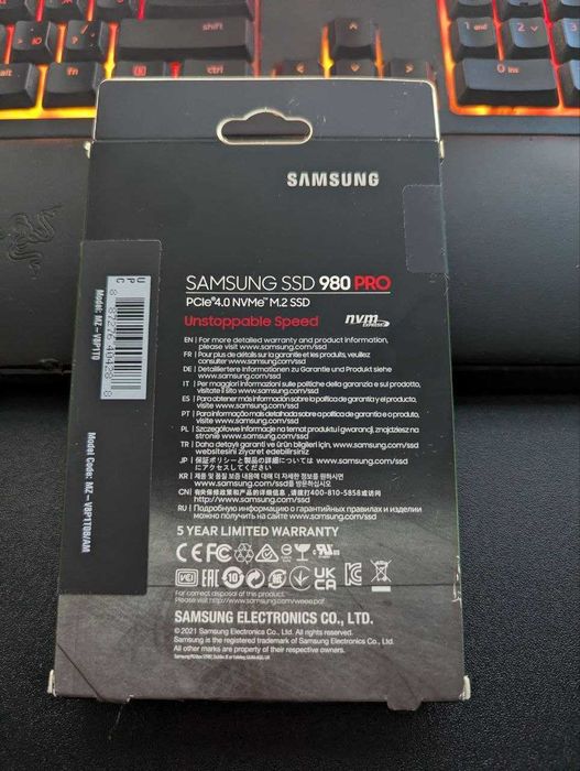 Samsung 980 PRO NVMe M2 SSD 1TB