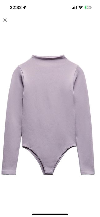 Топ боди Zara с вырезом