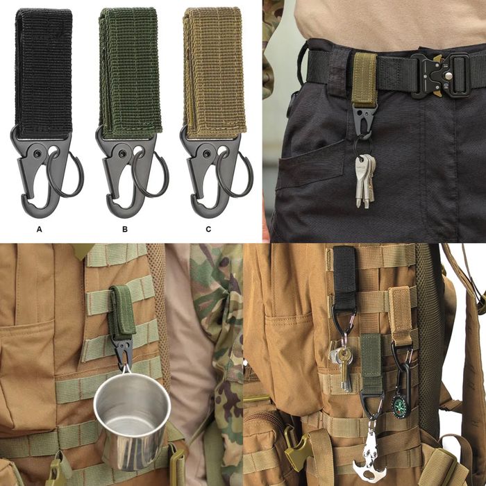 Тактически ключодържател+закопчалка за колан MOLLE Катарама