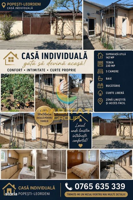 Vânzare Casă în Popești-Leordeni, Zonă Veche!