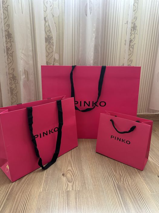 Маркови подаръчни хартиени торбички, кутии Pinko, Furla, Coach 100% оригинал