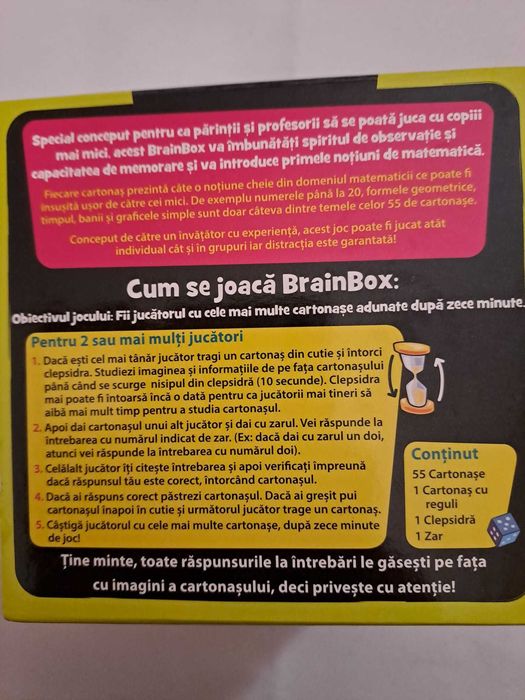 Joc educativ Brainbox, Matematica pentru cei mici NOU