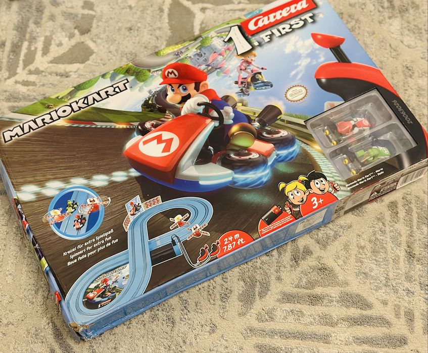 Pista Curse Electrica Carrera First Super Mario 2 Masinute Ideal Cadou