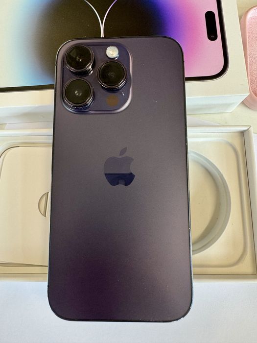 iPhone 14 pro deep purple 85% battery health