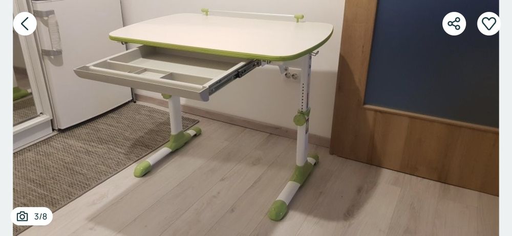 Birou copii reglabil Mobexpert